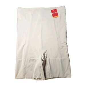 SPANX Sculpt OnCore High-Waisted Mid-Thigh Shorts PS1915 Soft Nude Size 3X/3TG